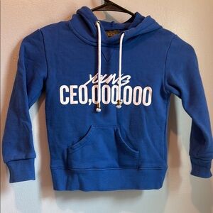 Rich Boys YOUNG CEO,000,000 Blue Hoodie 2-3 size